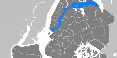 Zemljevid Manhattan vektor