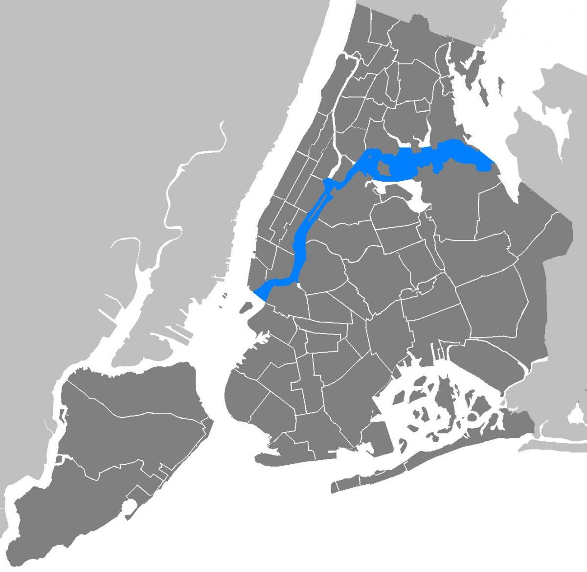 zemljevid Manhattan vektor