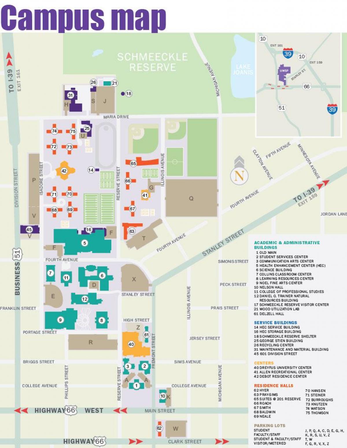 zemljevid NYU kampus