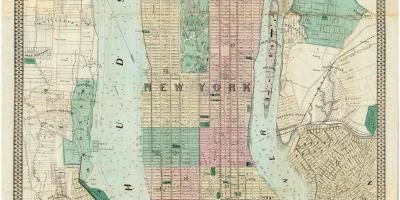 Zgodovinski zemljevidi Manhattan